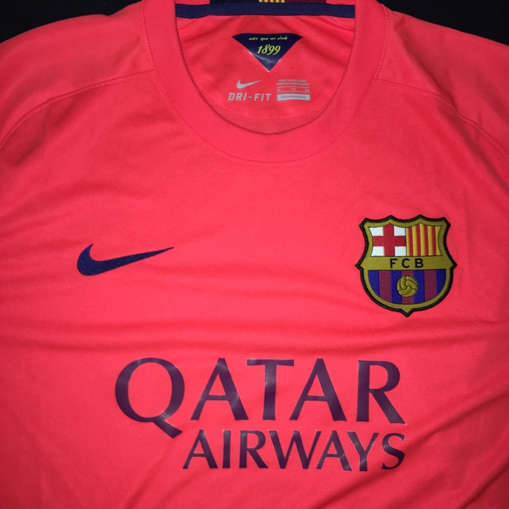 Nike FC Barcelona 2014 Jersey Size Extra Large